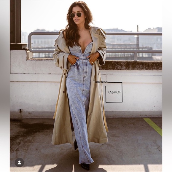 H&M Collection SS23 Denim Maxi Dress - Picture 8 of 9